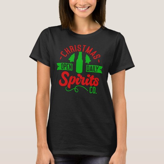 クリスマス・スピリッツ Tシャツ (正面)