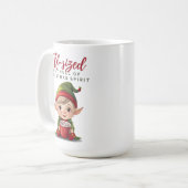 クリスマス・スピリット満載のホリデー・マグ コーヒーマグカップ (正面左)