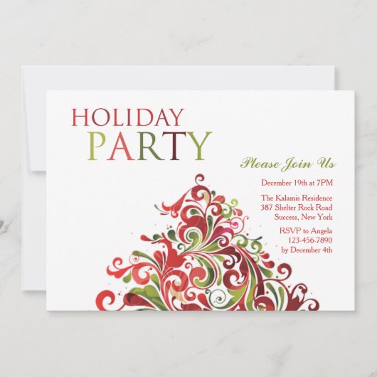 クリスマス スピリット ホリデー カード (正面)