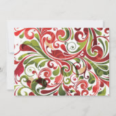 クリスマス スピリット ホリデー カード (裏面)