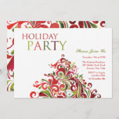 クリスマス スピリット ホリデー カード (正面/裏面)