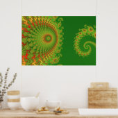 クリスマス・スピロールのポスター ポスター (キッチン)