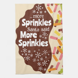 クリスマス スプリンクル クッキー キッチン タオル