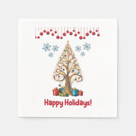 クリスマス・スプルース1、クリスマス・ギフト、 スタンダードカクテルナプキン