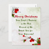 クリスマス | スモールビジネスのプロモーションマーケティング (正面/裏面)