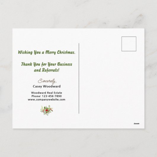 クリスマス | スモールビジネスのプロモーションマーケティング (裏面)