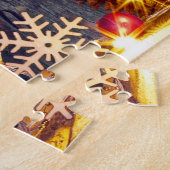 クリスマス・スリッパジョー・ゲイプライドがLGBTQIAシルブを贈る ジグソーパズル (側面)