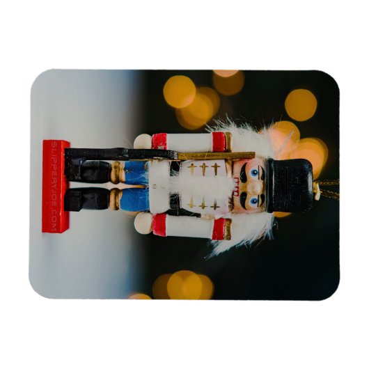 クリスマス スリップリージョー ナッツクラッカー人形 オーナメント マグネット (横)
