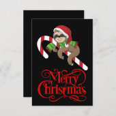 クリスマス·スロス·クリスマス·カード サンキューカード (正面/裏面)