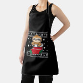 クリスマス・スローシックTシャツ エプロン (インサイチュ)