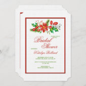 クリスマス スワッグ ご招待 招待状 (正面/裏面)