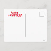 クリスマス・スワール ホリデー ポストカード (裏面)