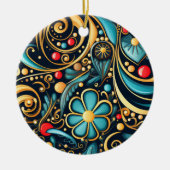 クリスマス セラミックオーナメント (正面)