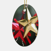 クリスマス セラミックオーナメント (左)