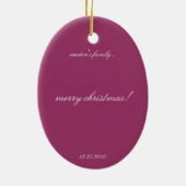 クリスマス セラミックオーナメント (裏面)