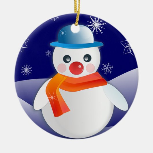 クリスマス セラミックオーナメント (正面)