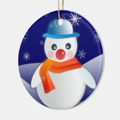 クリスマス セラミックオーナメント (左)