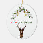 クリスマス セラミックオーナメント (左)