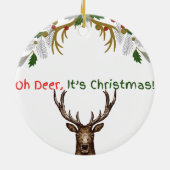 クリスマス セラミックオーナメント (裏面)