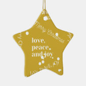 クリスマス セラミックオーナメント (右)