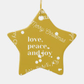 クリスマス セラミックオーナメント (正面)