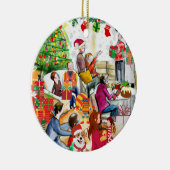 クリスマス セラミックオーナメント (右)