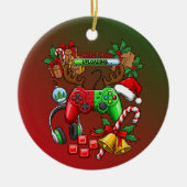 クリスマス セラミックオーナメント (正面)