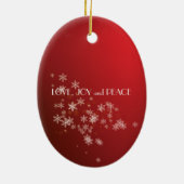クリスマス セラミックオーナメント (裏面)