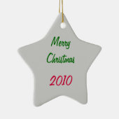 クリスマス セラミックオーナメント (右)