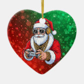 クリスマス セラミックオーナメント (正面)