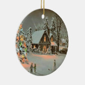 クリスマス セラミックオーナメント (右)