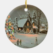 クリスマス セラミックオーナメント (裏面)