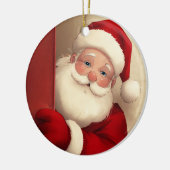 クリスマス セラミックオーナメント (左)