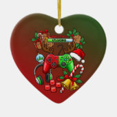 クリスマス セラミックオーナメント (正面)