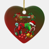 クリスマス セラミックオーナメント (裏面)