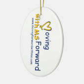 クリスマス セラミックオーナメント (左)