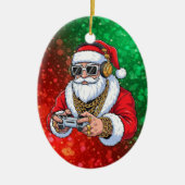 クリスマス セラミックオーナメント (正面)