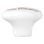 クリスマス セラミックノブ (側面)