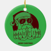 クリスマス セラミック オーナメント (裏面)