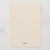 クリスマス・セレブレーション 招待状 (裏面)