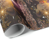 クリスマス・セントニコラスビクトリアンVIエレガントユニーク ラッピングペーパー (ロールコーナー)