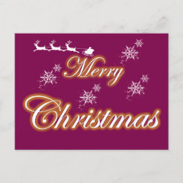 クリスマス・セーブ・ザ・デートカード 案内ポストカード