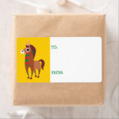 クリスマス・ゾラ・ザ・ホース ラベル (インサイチュ)