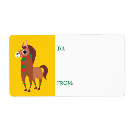 クリスマス・ゾラ・ザ・ホース ラベル (正面)