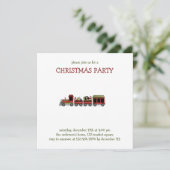 クリスマス タイム ・ トイ トレイン 招待状 (スタンド正面)