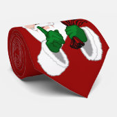 クリスマス タイ かわいい サンタ クロース ネクタイ オーダーメイド (ロール)