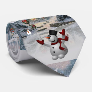 クリスマス タイ スノーマン
