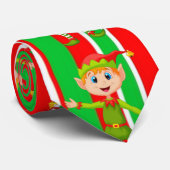 クリスマス・タイ、小妖精や小人 ネクタイ (ロール)