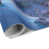 クリスマス・タウン・ラッピング・紙、 ラッピングペーパー (ロールコーナー)