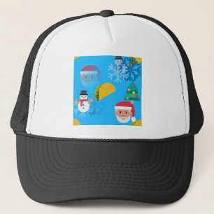 クリスマス・タコス絵文字 キャップ